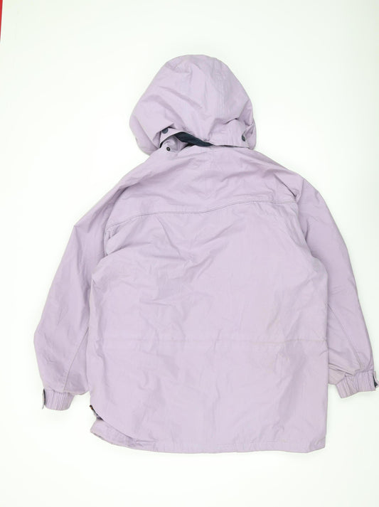 Trespass Women's Purple Hooded Parka Jacket Size L