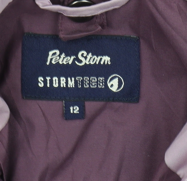 Peter Storm Women's Purple Rain Coat Size 12