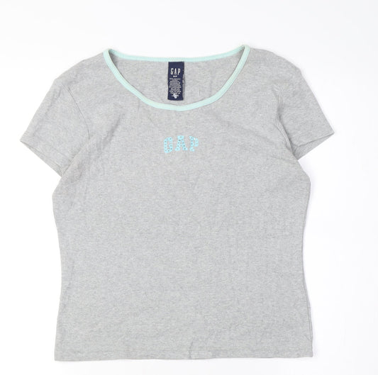 GAP Women's Grey Basic T-Shirt, Size S