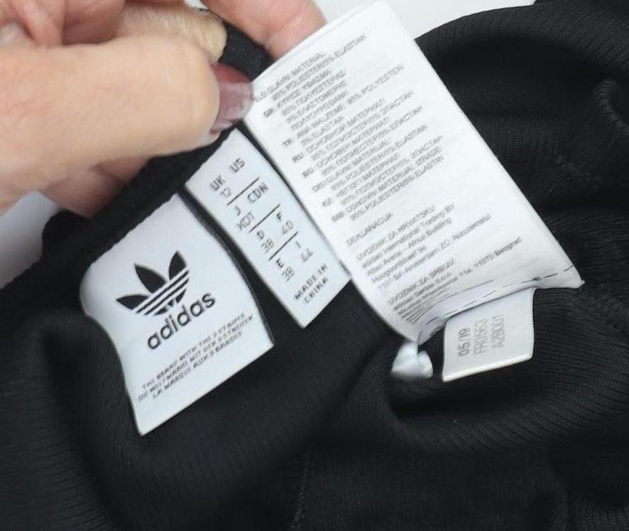 Adidas Women's Black Cropped Tank Top Size 12