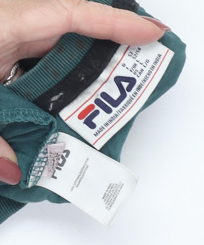 Fila Men’s Green Crew Neck T-Shirt L