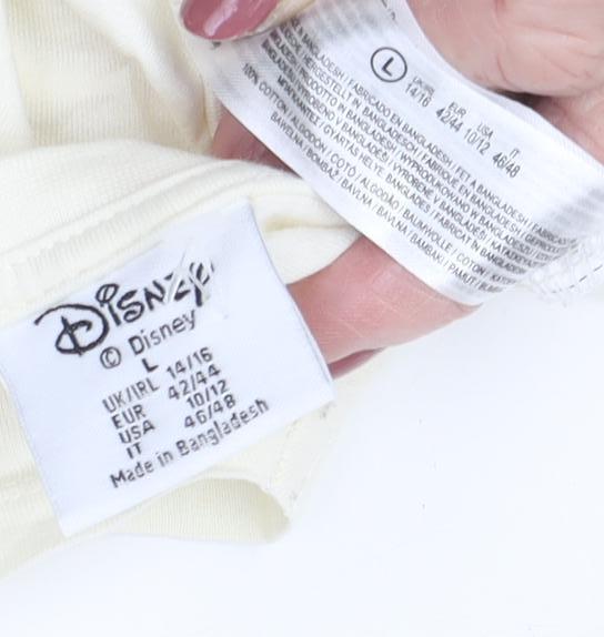 Disney Ivory Lion King Women's T-Shirt, L, Casual Style