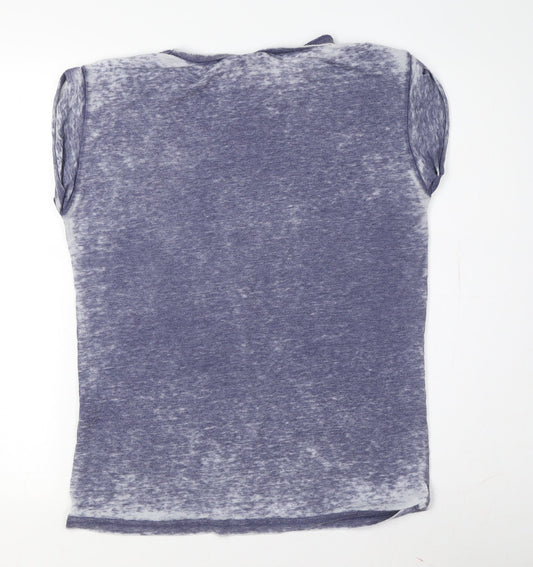 Harry Potter Unisex Blue T-Shirt Size 6 with Crest