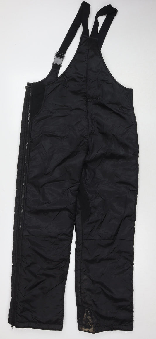 LA Spirit Black Unisex Jumpsuit M Nylon Zip