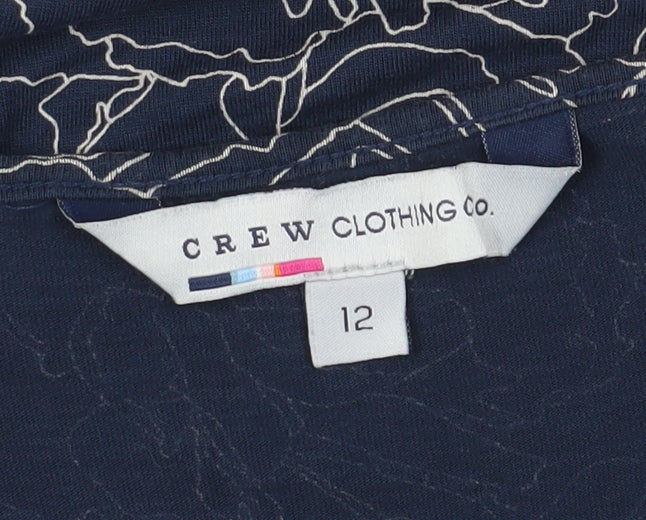 Crew Clothing Co. Women's Blue A-Line Dress Size 12