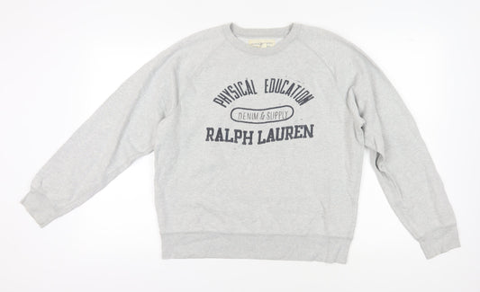 Ralph Lauren Unisex Grey Pullover Sweatshirt M