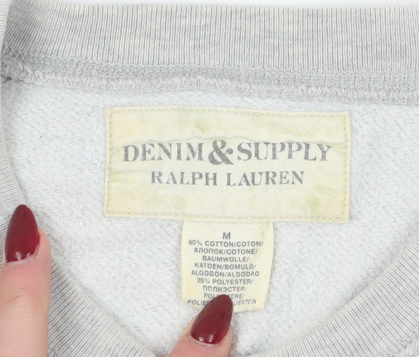 Ralph Lauren Unisex Grey Pullover Sweatshirt M
