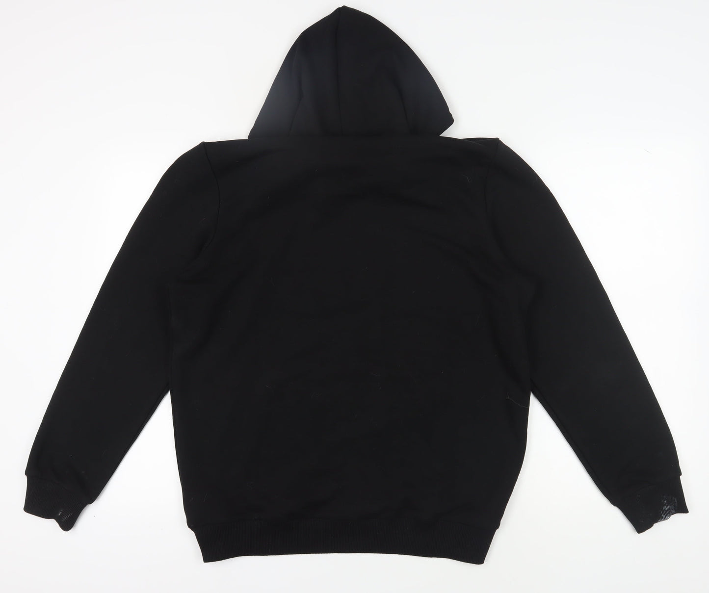 Puma Men's Black Graphic Pullover Hoodie Size L