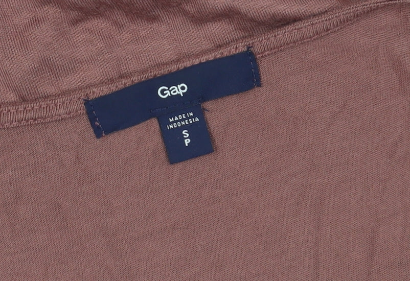 Gap Women's Brown Tank Top, Size S, Round Neck, Casual