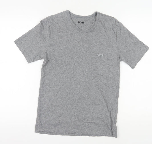 Hugo Boss Men's Grey Crew Neck T-Shirt Medium