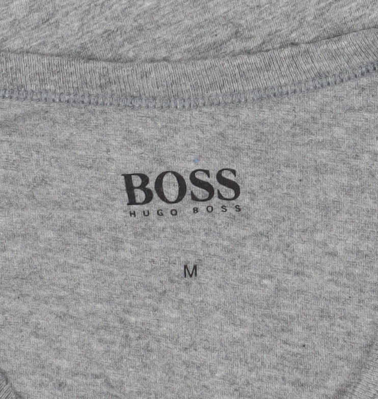 Hugo Boss Men's Grey Crew Neck T-Shirt Medium