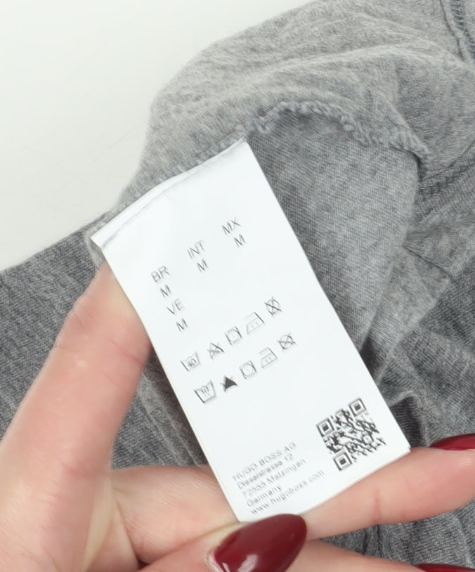 Hugo Boss Men's Grey Crew Neck T-Shirt Medium