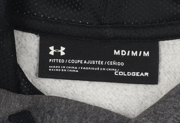 Under Armour Grey Fleece Hoodie M for Unisex Adults