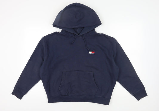 Tommy Jeans Blue Unisex Pullover Hoodie M