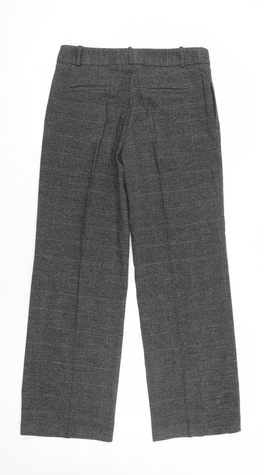 Next Women's Grey Check Dress Pants Size 12