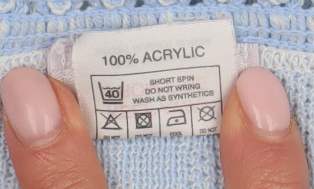 Lovlux Women's Blue Cardigan Floral Size L