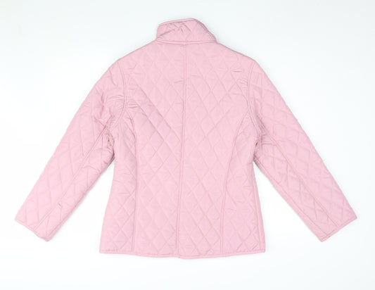 Pure & Natural Women's Pink Quilted Jacket Size S