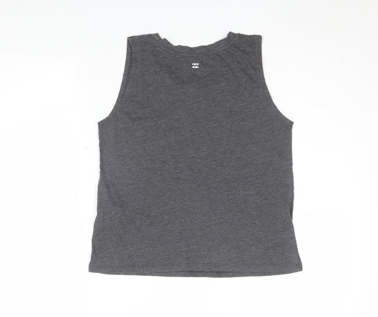 Billabong Women's Grey Tank Top XS Sleeveless Casual