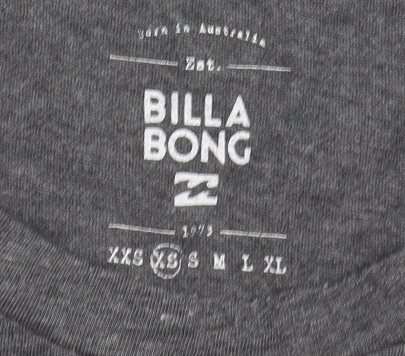 Billabong Women's Grey Tank Top XS Sleeveless Casual