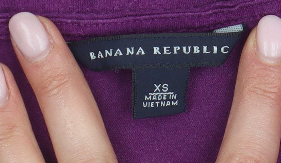 Banana Republic Women's Purple Lace Tank Top XS