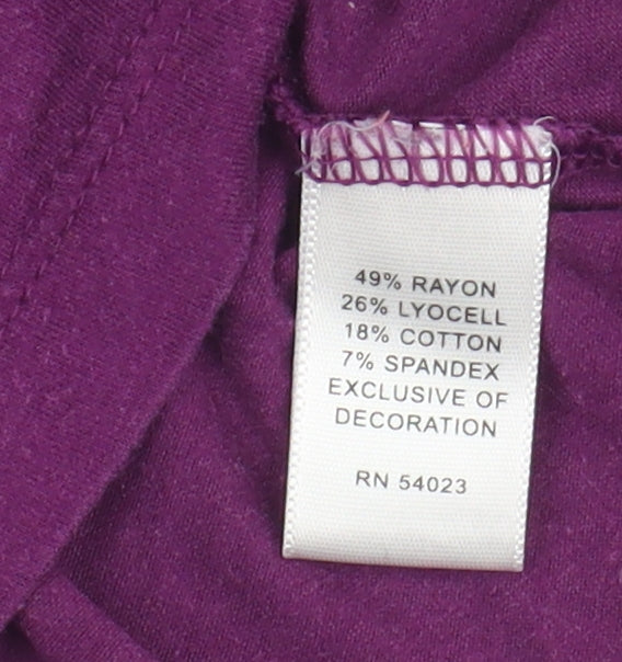Banana Republic Women's Purple Lace Tank Top XS