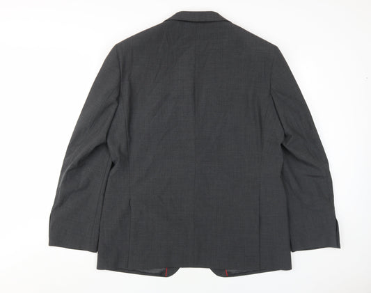 Marks and Spencer Men's Black 42R Blazer, Notch Lapel, New