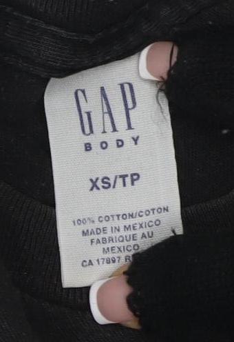 GAP Women's Black Short Sleeve Basic T-Shirt XS