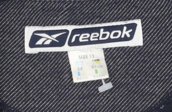 Reebok Women's Black Cotton T-Shirt Size 12