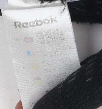 Reebok Women's Black Cotton T-Shirt Size 12