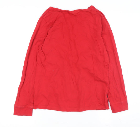 Disney Women's Red Christmas T-Shirt, Size 8