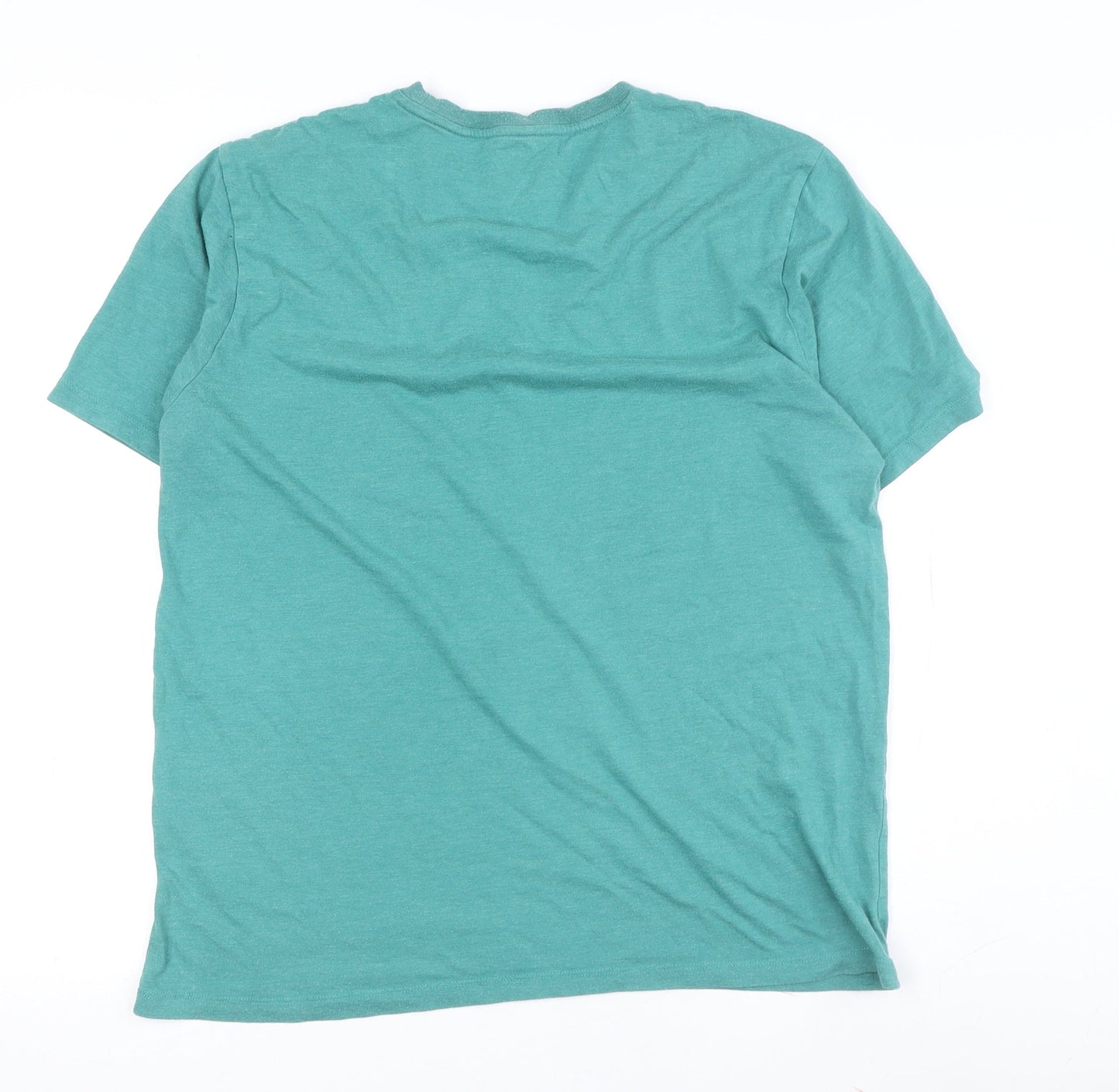 Star Wars Men’s Green Cotton T-Shirt, Size S, Logo Print