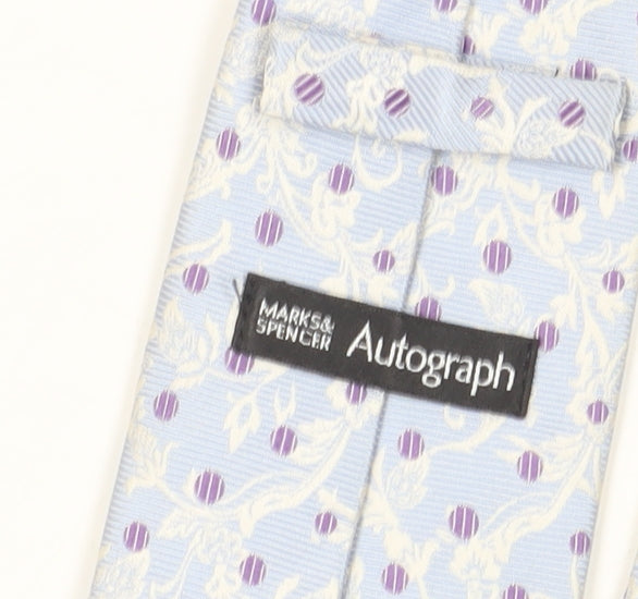 Brand and care label for Marks & Spencer Multicoloured Floral Silk Tie