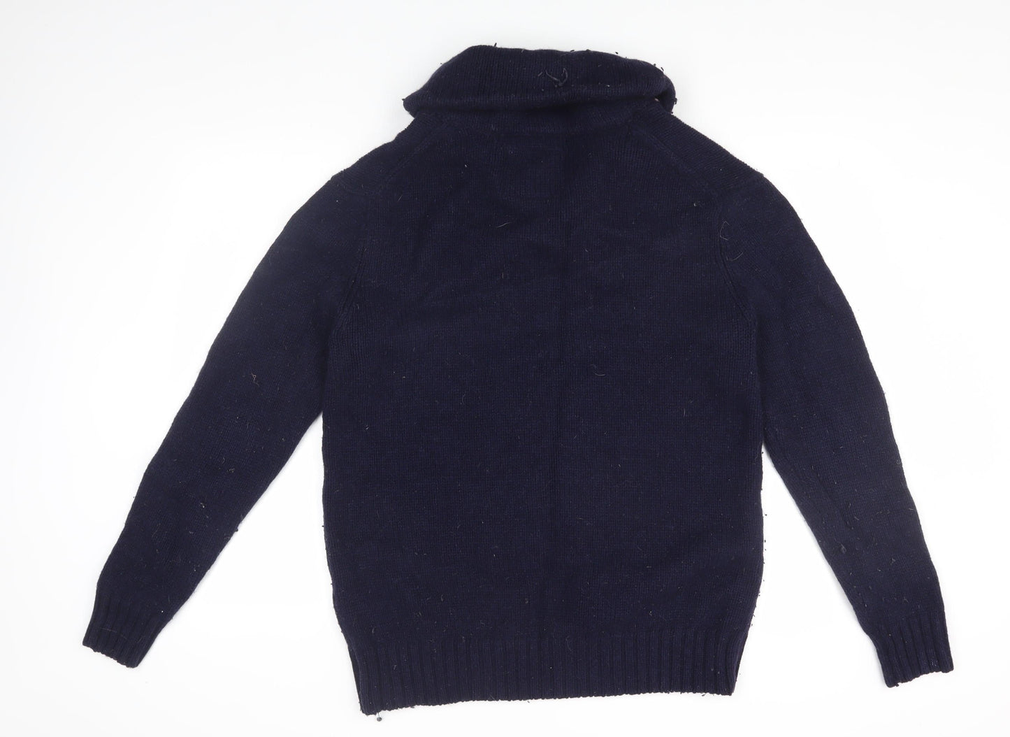 Joules Men's Blue Pullover Jumper M High Neck