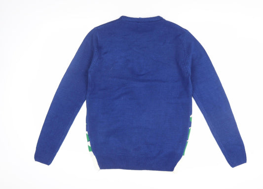 Disney Men's Blue Christmas Jumper S - Movie Theme