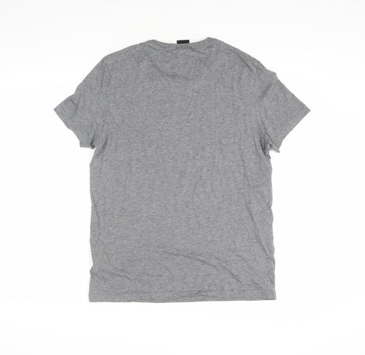 Hugo Boss Men's Grey Slim Fit T-Shirt, Size S