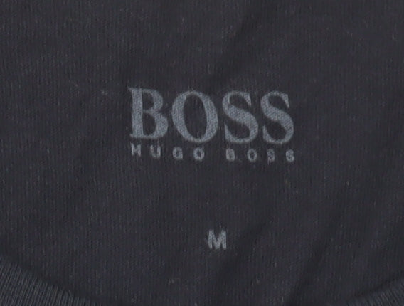 Hugo Boss Men's Black Medium Crew Neck T-Shirt