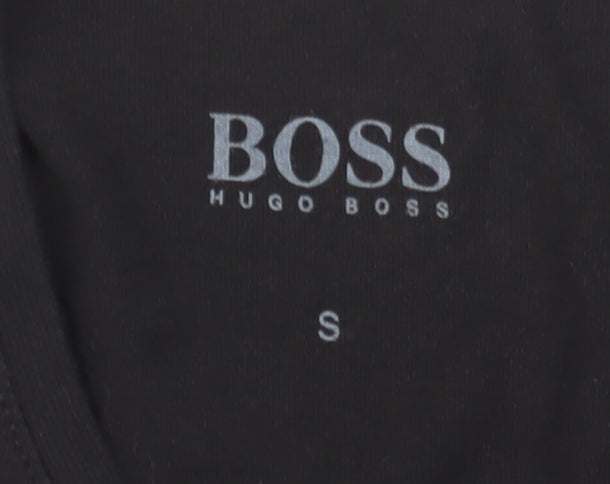 Hugo Boss Men's Black Cotton T-Shirt, Size S