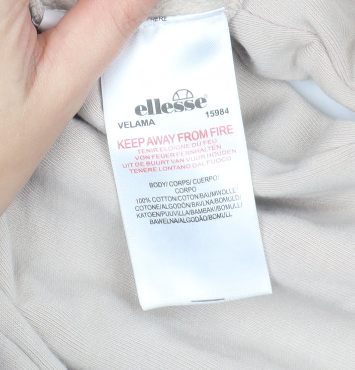 Ellesse Women's Beige Jogger Trousers, Size 14