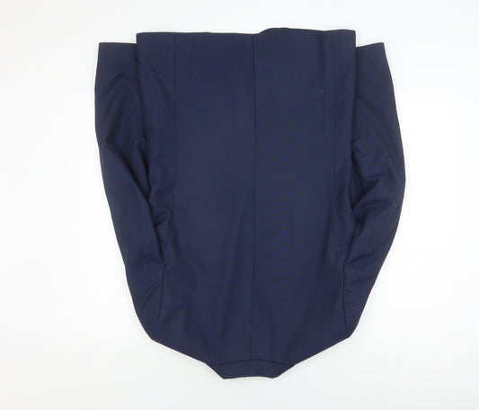 Moss London Men's Blue 38L Slim Fit Suit Jacket