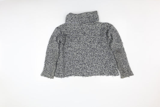 White Stuff Women's Grey Roll Neck Jumper M