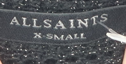 AllSaints Women's Black Bodycon Dress XS