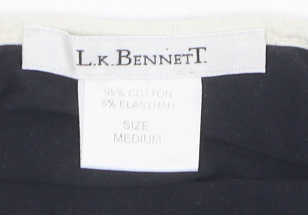 L.K. Bennett Women's Black Camisole Tank, Medium