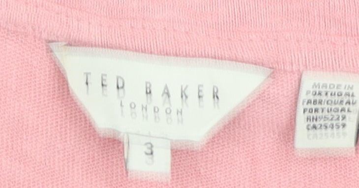 Ted Baker Women's Pink Blouse, Size 12, Sleeveless, Casual