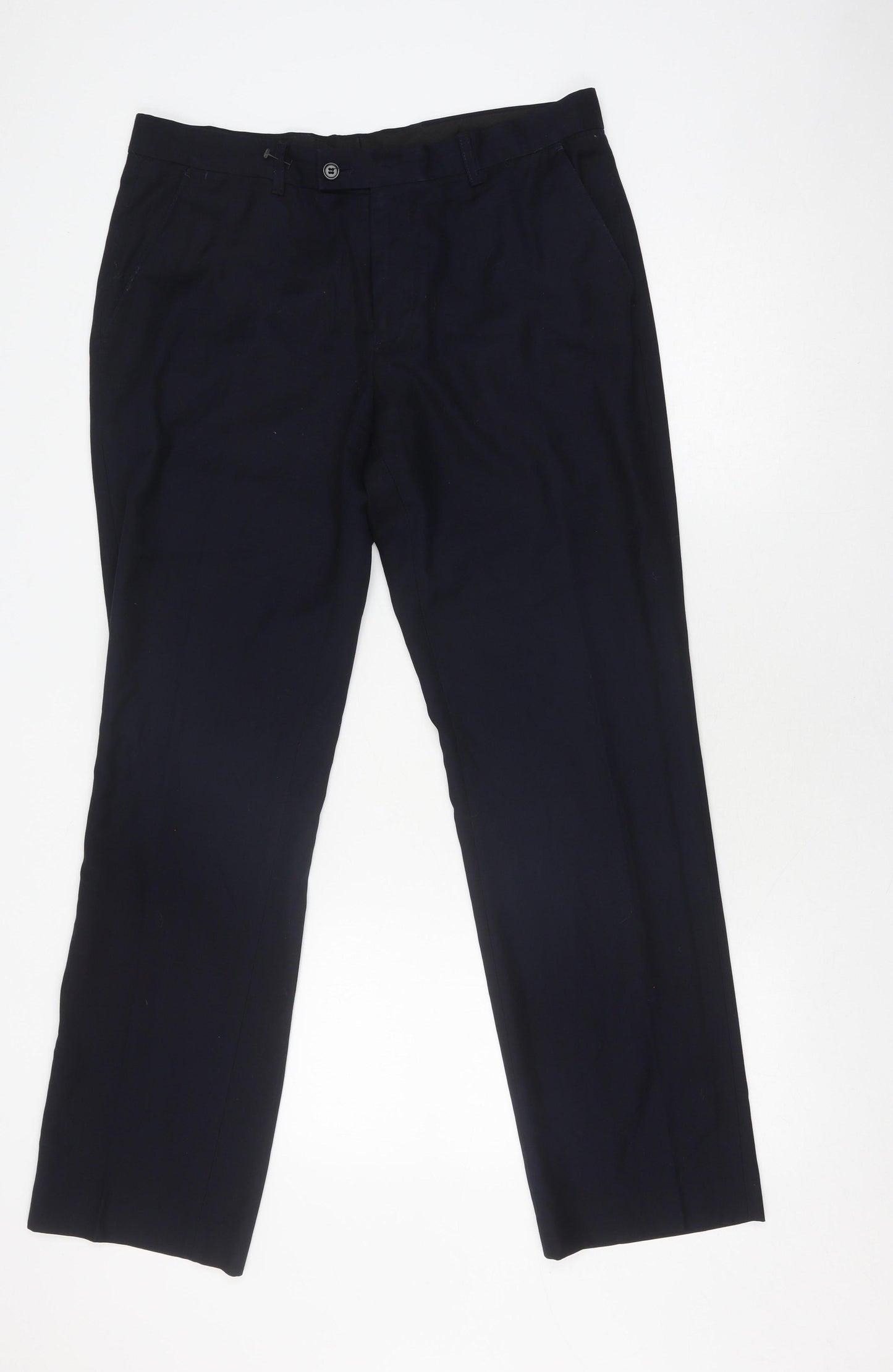 Pierre Cardin Men's Black Dress Pants 34R Regular Fit