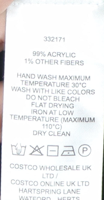 DKNY JEANS Women's Black Star Pullover Jumper V-Neck L