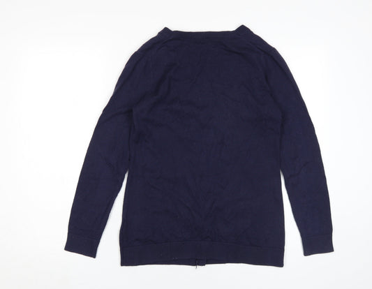 Gap Women's Blue Cardigan V-Neck S