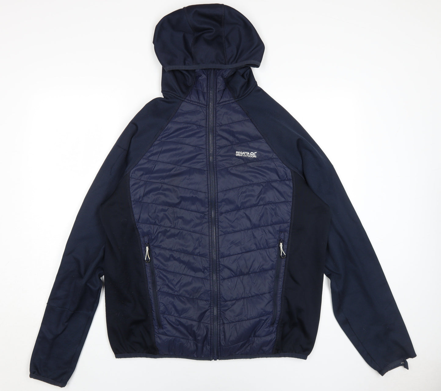 Regatta Men’s Blue Hooded Puffer Jacket XL - Outdoor Casual