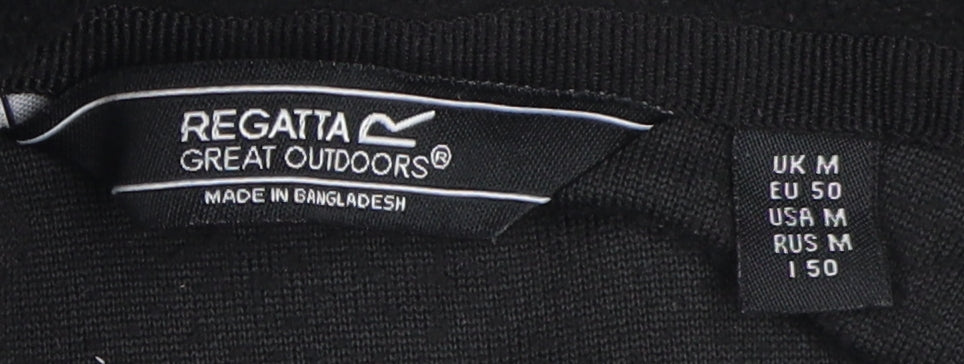Regatta Men's Black 1/4 Zip Sweatshirt M