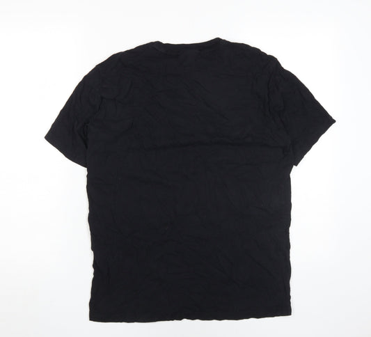 Champion Men's Black Medium Crew Neck T-Shirt