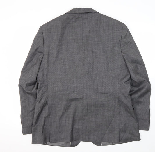 Daniel Hechter Men's Grey Blazer, 42S, Classic Business